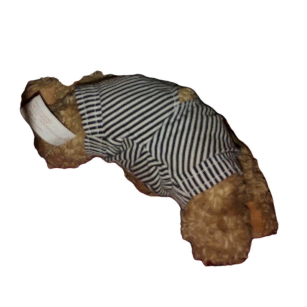 CLIFF BNSF Train Bear Conductor Overalls Stuffed Animal Plush Plushie Tan - Picture 10 of 10
